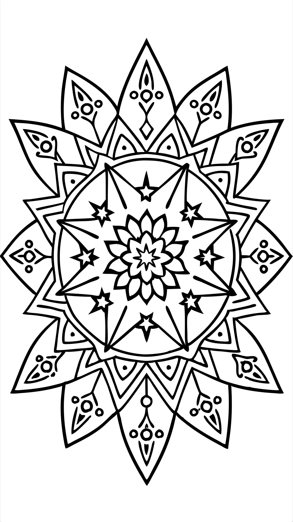 coloriage kaléidoscope